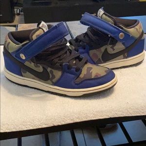 Nike SB’s Made for Skate Camo & Blue size 9